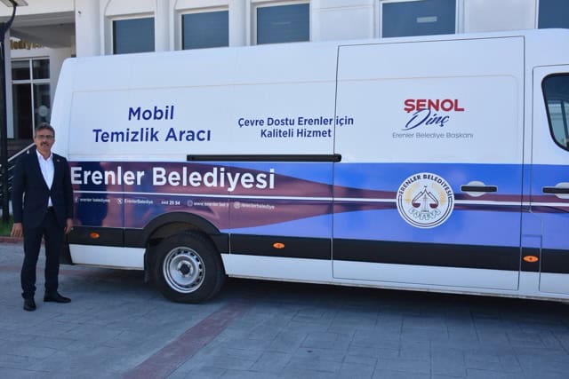 Erenler'de Mobil Temizlik Aracı Hizmete Başladı