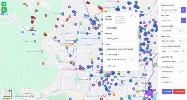 Sinek ve keneyle mücadelede dijital adım