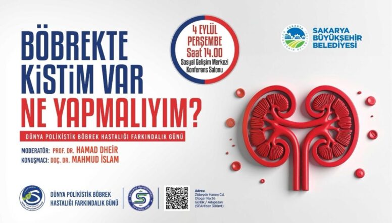 “Böbrekte kistim var ne yapmalıyım?” sorusu SGM’de cevap bulacak